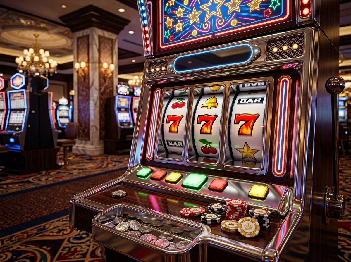 Nearby 19 plus casino entertainment artwork with gold nightlife lights